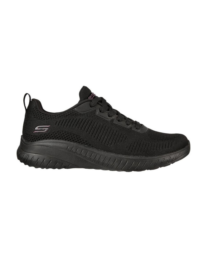 SNEAKERS SKECHERS DONNA BOBS SQUAD CHAOS - FACE OFF BLACK 117209 BBK