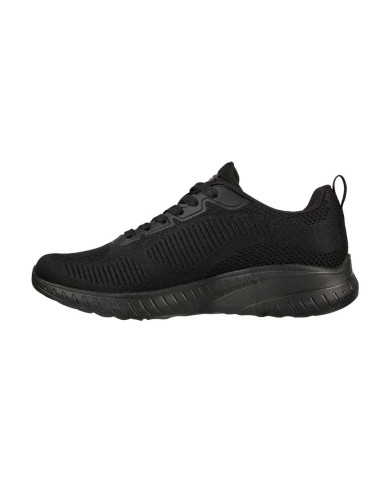 SNEAKERS SKECHERS DONNA BOBS SQUAD CHAOS - FACE OFF BLACK 117209 BBK