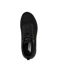 SNEAKERS SKECHERS DONNA BOBS SQUAD CHAOS - FACE OFF BLACK 117209 BBK