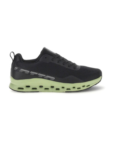 SNEAKERS LOTTO UOMO VENTO 50 AMF NEXT ALL BLACK/HEMLOCK GREEN 223780 EJB