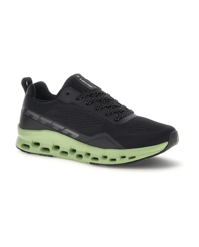 SNEAKERS LOTTO UOMO VENTO 50 AMF NEXT ALL BLACK/HEMLOCK GREEN 223780 EJB