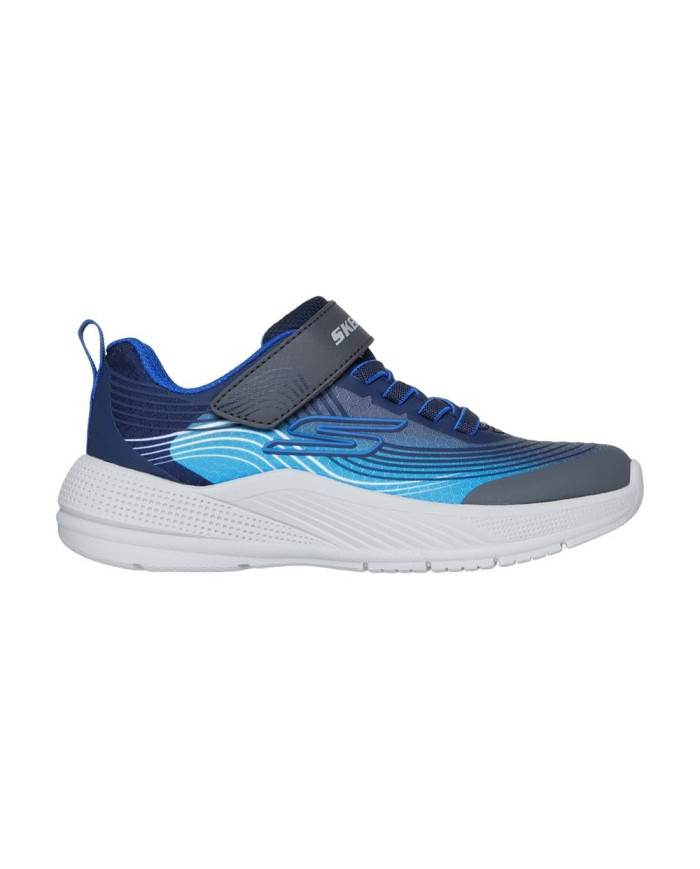 SNEAKERS SKECHERS BAMBINO MICROSPEC ADVANCE BLU 403926L NVBL