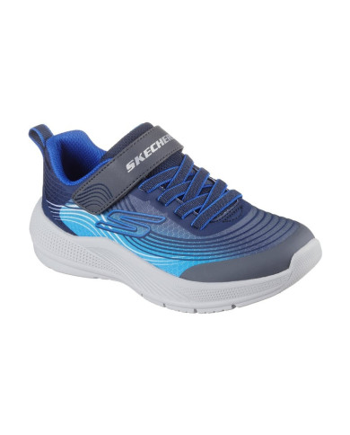 SNEAKERS SKECHERS BAMBINO MICROSPEC ADVANCE BLU 403926L NVBL