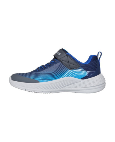 SNEAKERS SKECHERS BAMBINO MICROSPEC ADVANCE BLU 403926L NVBL