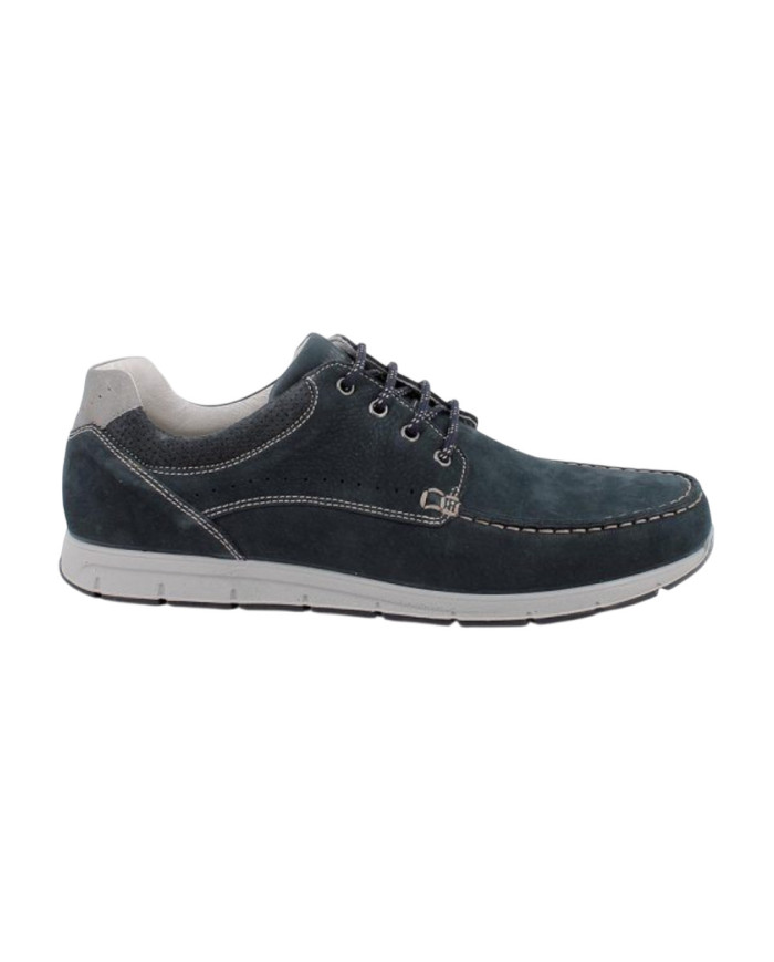 SNEAKERS ENVAL SOFT UOMO NABUK GUM BLU 1226200     