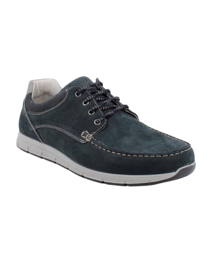 SNEAKERS ENVAL SOFT UOMO NABUK GUM BLU 1226200     