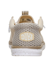 Mocassino Hey Dude Uomo Wally Mesh Malt Beige