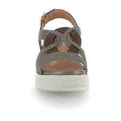 SANDALO CON ZEPPA STONEGLY DONNA PARKY 24 WEAVED/LTH 220895 CGZ