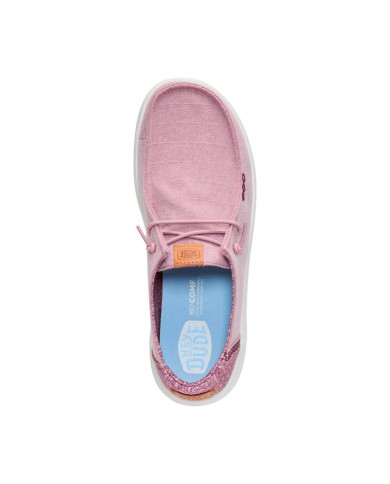 Mocassino Hey Dude Wendy Rise donna Rosa