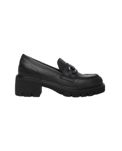 MOCASSINO NEROGIARDINI DONNA GUANTO NERO EVA URBANA NERO TACCO 6CM I513980D/100