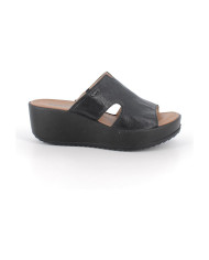SANDALI CON ZEPPA IGI&CO DONNA CAPRA TAMPONATA NERO 1161900