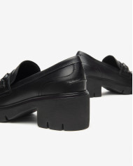 MOCASSINO NEROGIARDINI DONNA GUANTO NERO EVA URBANA NERO TACCO 6CM I513980D/100