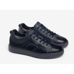 SNEAKERS NEROGIARDINI UOMO IN PELLE BLU INCANTO I303060U/207