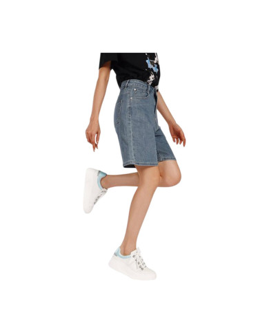 SNEAKERS QUEEN HELENA PLATFORM CON LACCI GIOIELLO X34-11 WHITE/BLU