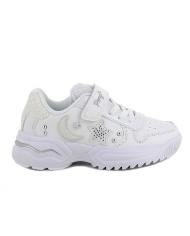 SNEAKERS PRIMIGI BAMBINA NAPPA PU  BIANCO 1467000      