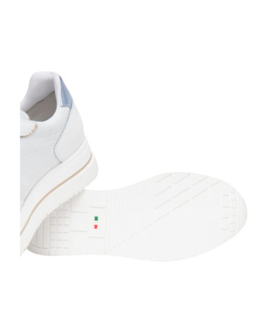 SNEAKERS NEROGIARDINI DONNA SKIPPER BIANCO SKIPPER BIANCO NAPPA LUX CELESTE 21 T.BRILL E615202D/707