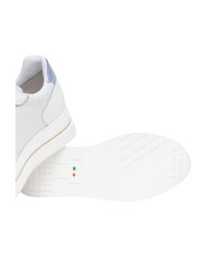 SNEAKERS NEROGIARDINI DONNA SKIPPER BIANCO SKIPPER BIANCO NAPPA LUX CELESTE 21 T.BRILL E615202D/707