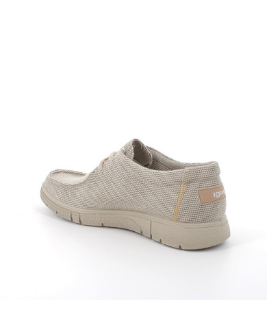 MOCASSINO IGI&CO UOMO TESSUTO/COTTON VINT TAUPE 5619811