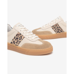 SNEAKERS NEROGIARDINI DONNA VELOUR CAMEL VELVET MILK 1039 T.AIDA LEO BEIGE+IRI TR MALAGA E513007D/421