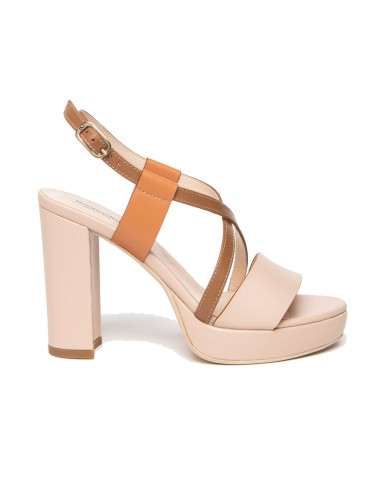 SANDALI CON TACCO NEROGIARDINI DONNA ARMENIA CIPRIA ARMENIA BROWN NAPPA PANDORA TERRA E307542D/614