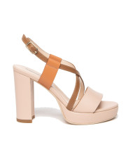 SANDALI CON TACCO NEROGIARDINI DONNA ARMENIA CIPRIA ARMENIA BROWN NAPPA PANDORA TERRA E307542D/614