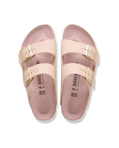 Ciabatta Birkenstock Arizona Triples New Clay Donna Beige