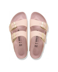 Ciabatta Birkenstock Arizona Triples New Clay Donna Beige