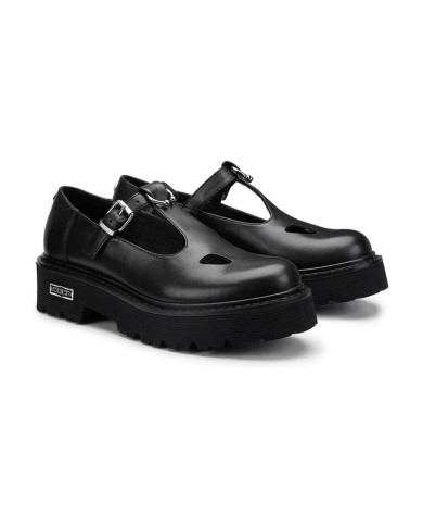 MOCASSINO CULT DONNA SLASH 4216 LOW W LEATHER BLACK W/ PIERCING CLW421600