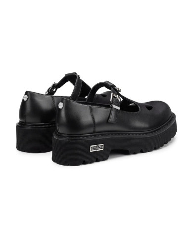 MOCASSINO CULT DONNA SLASH 4216 LOW W LEATHER BLACK W/ PIERCING CLW421600