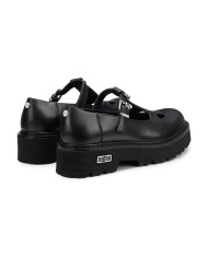MOCASSINO CULT DONNA SLASH 4216 LOW W LEATHER BLACK W/ PIERCING CLW421600