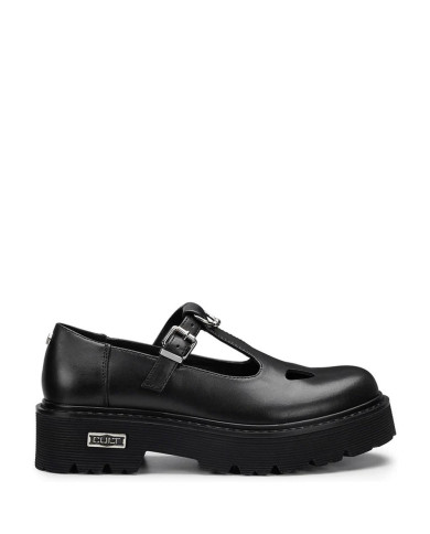 MOCASSINO CULT DONNA SLASH 4216 LOW W LEATHER BLACK W/ PIERCING CLW421600
