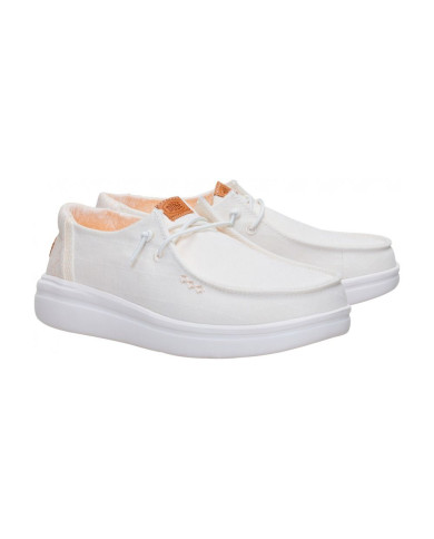 Mocassino Hey Dude Wendy Rise donna Bianco