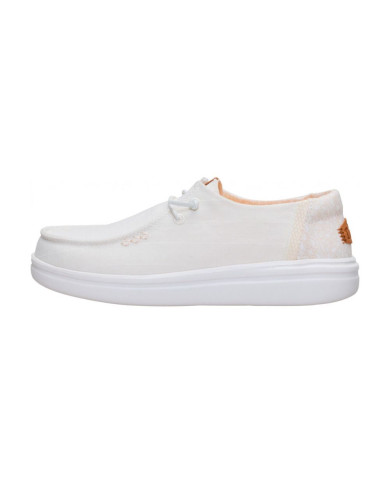 Mocassino Hey Dude Wendy Rise donna Bianco