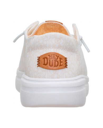 Mocassino Hey Dude Wendy Rise donna Bianco