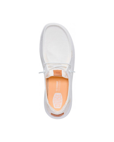 Mocassino Hey Dude Wendy Rise donna Bianco
