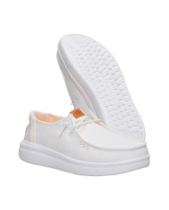Mocassino Hey Dude Wendy Rise donna Bianco