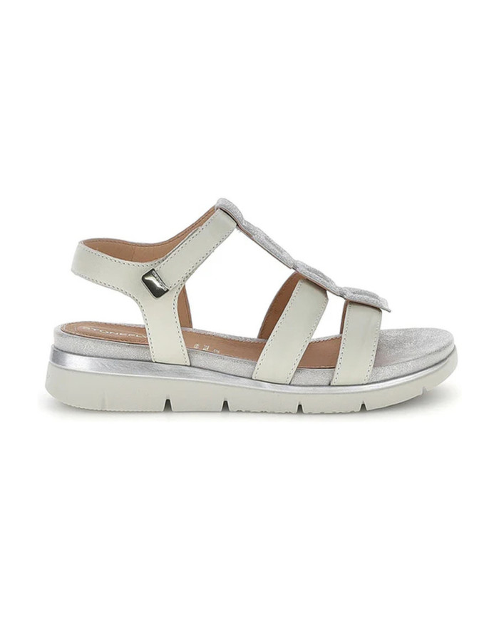 SANDALI STONEFLY DONNA ELODY 27 NAP/GLITTER STEAM GRAY/IVORY METAL 223660 EDT