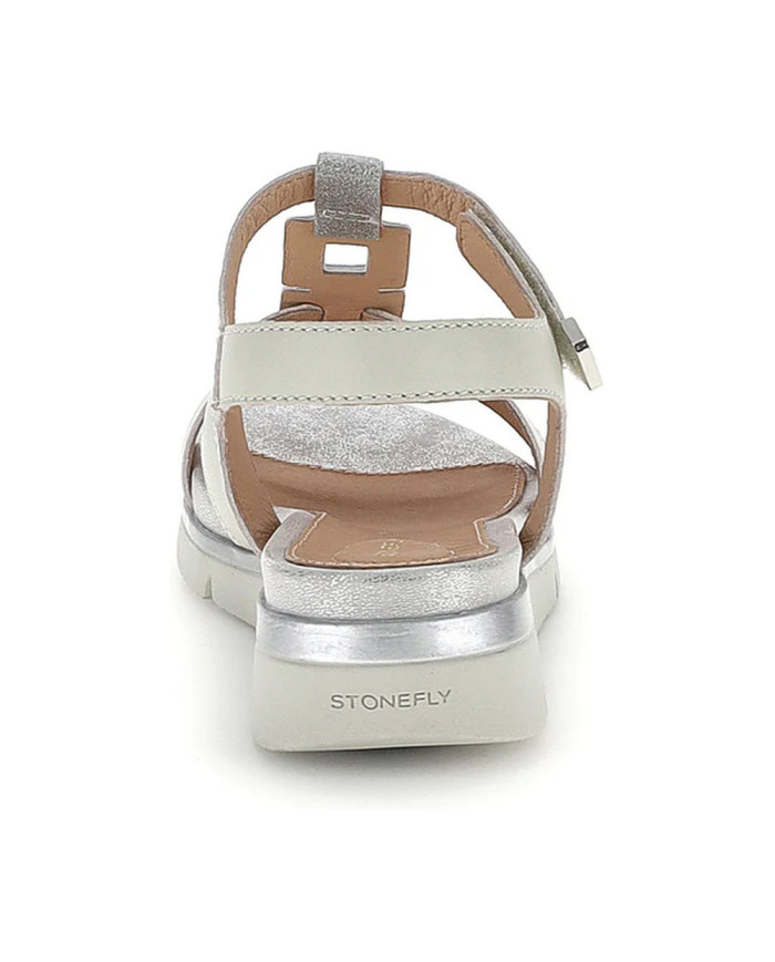 SANDALI STONEFLY DONNA ELODY 27 NAP/GLITTER STEAM GRAY/IVORY METAL 223660 EDT