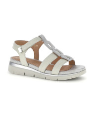 SANDALI STONEFLY DONNA ELODY 27 NAP/GLITTER STEAM GRAY/IVORY METAL 223660 EDT