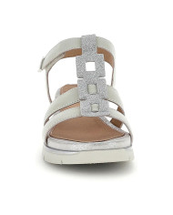 SANDALI STONEFLY DONNA ELODY 27 NAP/GLITTER STEAM GRAY/IVORY METAL 223660 EDT