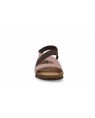 SANDALO BIONATURA DONNA 12A2390 IMB NBK ROSA POLV/T.MORO 12A2390-I-NBRPTM