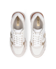 SNEAKERS LIU JO DONNA AMAZING 43 BIS - SNEAKER COW SUEDE/MESH WHITE BA6031PX02701111