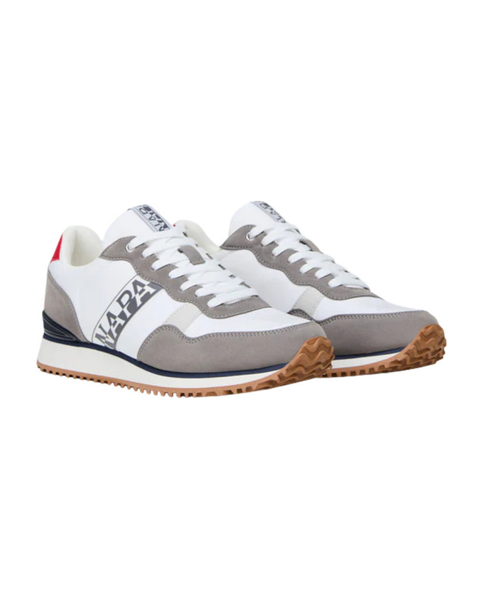 SNEAKERS NAPAPIJRI UOMO COSMOS WHITE/GREY/NAVY S6COSMOS01/NYP K01