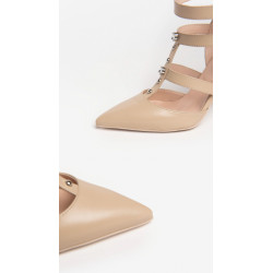 DECOLLETE' NEROGIARDINI DONNA NAPPA PANDORA LINO TPU METZ PELLE E307070DE/453