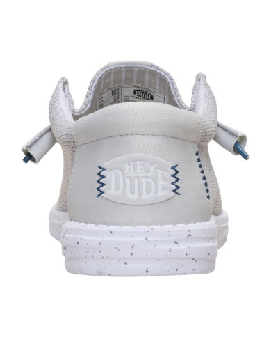 Mocassino Hey Dude Wally Stretch Sox Uomo Bianco