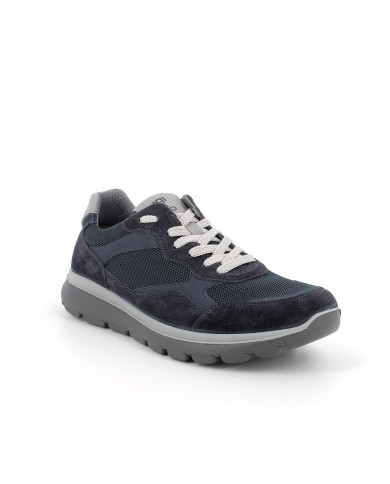 SNEAKERS IGI&CO UOMO SCAMOSCIATO RETE BLU 5625100