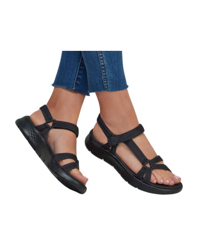 SANDALI SKECHRS DONNA GO WALK FLEX SANDAL SUBLIME 141451 BBK