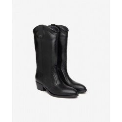 STIVALETTI NEROGIARDINI DONNA SAUVAGE NERO TPU ANZOLA CRISTINA TACCO 4,5CM I308282D/100