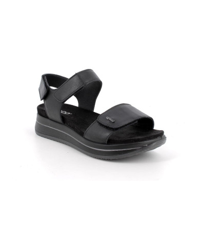 SANDALI CON ZEPPA IGI&CO DONNA NAPPA SOFT NERO  CON STRAP 1174855    