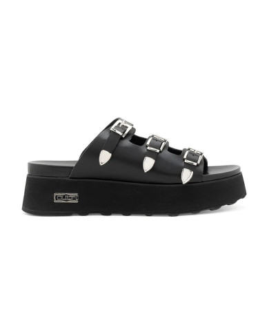 SANDALI CON SEPPA CULT DONNA JANIS 4739 SANDAL W LEATHER BLACK CLW473900 